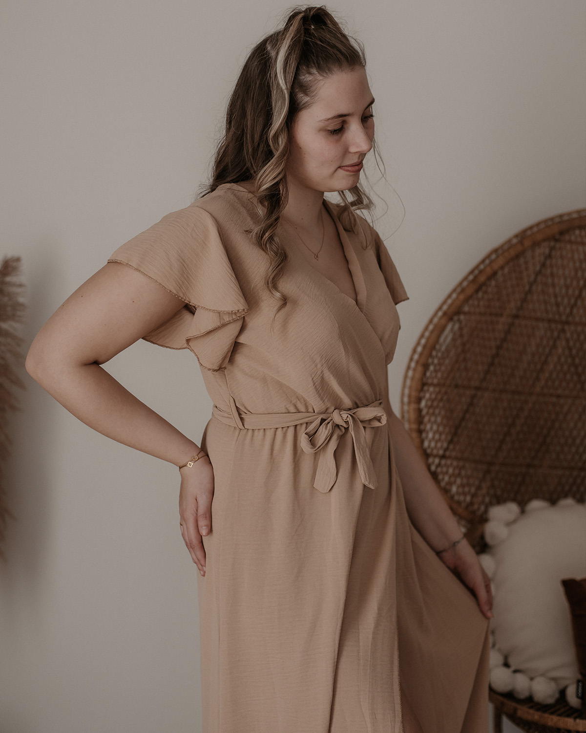 Jurk Parva Creme Love and Wander